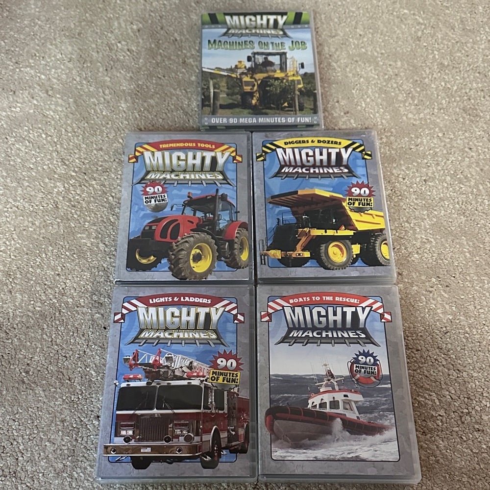 Mighty Machines DVD set of 5